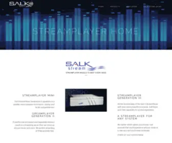 Salkstream.com(SalkStream Digital Music Systems) Screenshot