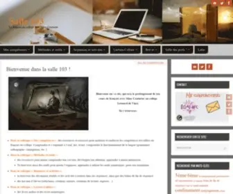 Salle103.fr(Salle 103) Screenshot