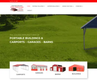 Salleeportablebuildings.com(Sallee Portable Buildings) Screenshot