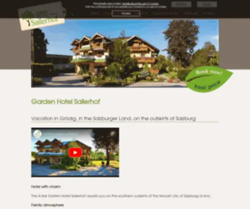 Sallerhof.com(Hotel) Screenshot