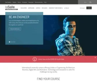 Salleurl.edu(La Salle Campus Barcelona) Screenshot