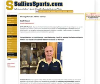 Salliessports.com(Sallies) Screenshot