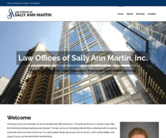 Sallyannmartin.com(Divorce Attorney) Screenshot