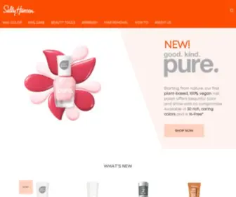 Sallyhansen.com(Sally Hansen) Screenshot