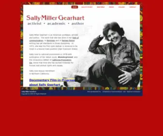 Sallymillergearhart.net(Sally Miller Gearhart) Screenshot