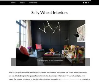 Sallywheatinteriors.com(Sally Wheat Interiors) Screenshot