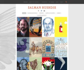 Salman-Rushdie.com(Salman Rushdie) Screenshot