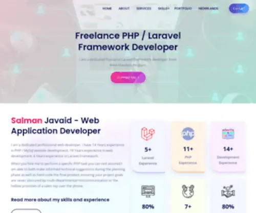 Salman.be(Freelance PHP) Screenshot