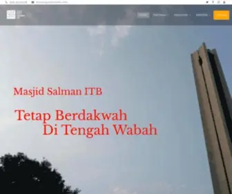 Salmanitb.com(Masjid Salman ITB) Screenshot