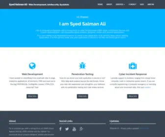 Salmanpk.com(Web Developer and Ethical Hacker) Screenshot