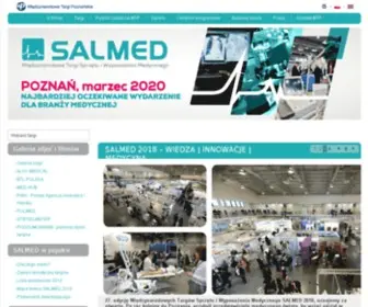 Salmed.pl(Międzynarodowe Targi Sprzętu i Wyposażenia Medycznego) Screenshot