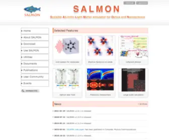 Salmon-TDDFT.jp(　SALMON (Scalable Ab) Screenshot