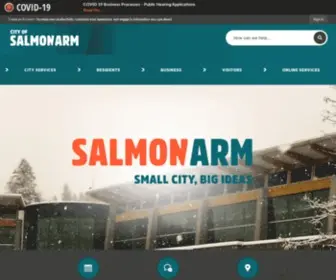 Salmonarm.ca(Salmon Arm) Screenshot