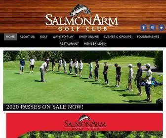SalmonarmGolf.ca(Salmon Arm) Screenshot