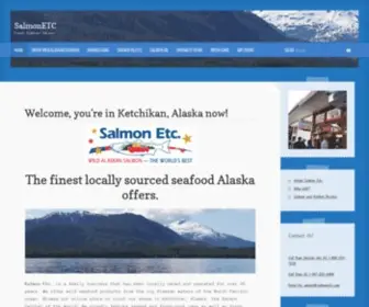 Salmonetc.com(Fresh Alaskan Salmon) Screenshot