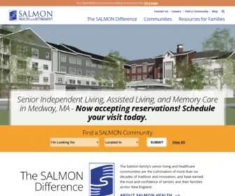 Salmonfamily.com(SALMON Health and Retirement) Screenshot