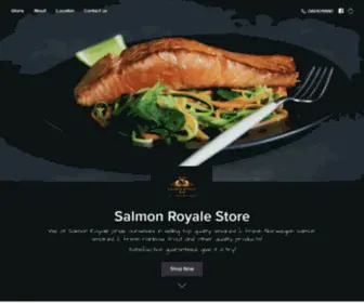 Salmonroyale.com(Salmon Royale Store) Screenshot