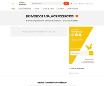 Salmospoderosos.com(Salmos Poderosos) Screenshot