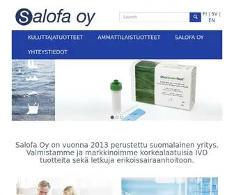 Salofa.com(Sense of Diagnostics) Screenshot