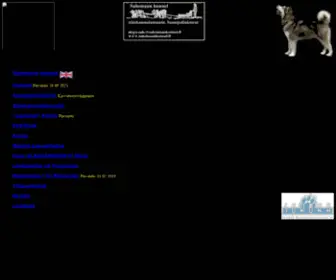 Salomaankennel.fi(Samojedinkoira alaskan malamutes) Screenshot