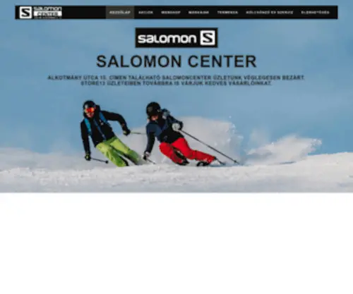 Salomoncenter.hu(Salomon Center) Screenshot