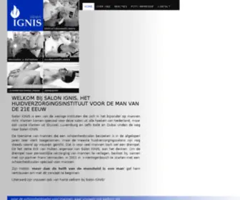 Salon-Ignis.com(Schoonheidssalon en Webshop Ignis uit 's) Screenshot