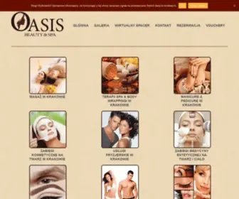 Salon-Oasis.pl(Salon piękności Oasis w Krakowie zaprasza) Screenshot