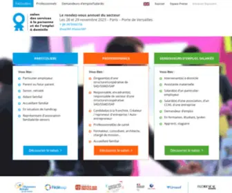 Salon-Services-Personne.com(Le Salon des services à la personne et de l’emploi à domicile de Paris) Screenshot