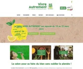 Salon-Vivreautrement.com(Salon Vivre Autrement) Screenshot