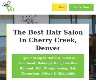 Salon-VO.com(Hair Salon Denver) Screenshot
