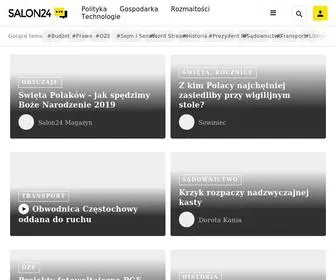 Salon24.pl(Blogi, wiadomości, opinie i komentarze) Screenshot