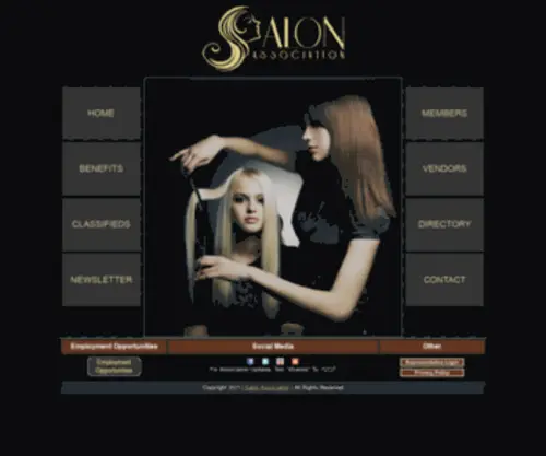 Salonassociation.com(Salon Association) Screenshot