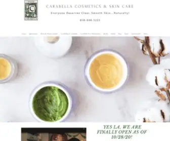 Saloncarabella.com(Los Angeles Esthetician) Screenshot