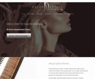 Salondaniel.com(Top Salon and Spa in Mclean) Screenshot