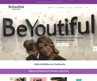 Salondebellezabeyoutiful.com(Salón de belleza en Guatemala Beyoutiful) Screenshot