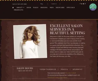 Salondenouveau.com(Tucson Beauty Salon) Screenshot