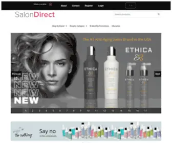 Salondirectonline.com(Salon Direct) Screenshot