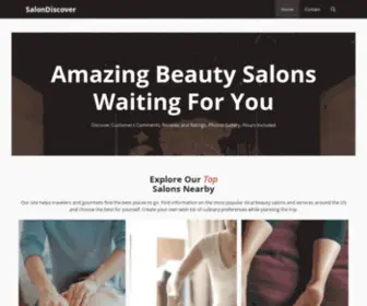 Salondiscover.com(Home) Screenshot