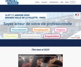 Salondutravail.fr(Salon du Travail et de la Mobilité) Screenshot