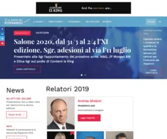 Salonedelrisparmio.it(Salone del Risparmio) Screenshot