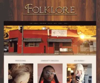 Salonfolklore.com(Folklore Salon & Barber) Screenshot