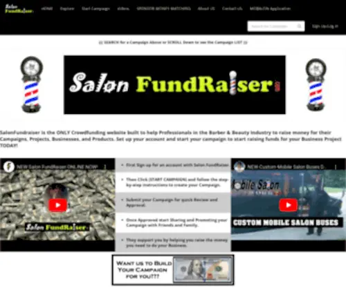 Salonfundraiser.com(Salonfundraiser) Screenshot