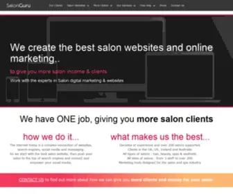 Salonguru.net(Salon & Clinic Website Design & Marketing) Screenshot