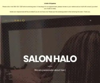 Salonhalo.com(Salon halo) Screenshot