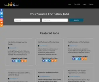 Salonhelpwanted.com(Salon Help Wanted) Screenshot