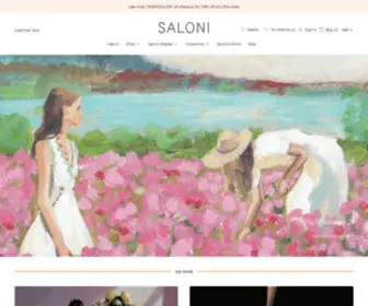 Salonilondon.com(SALONI) Screenshot