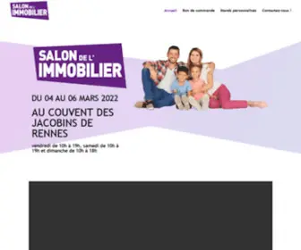 Salonimmorennes.com(Salon de l'Immobilier de Rennes du 11 au 13 Avril 2014) Screenshot