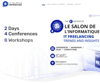 Saloninformatique-UC2.com(Digital technologies and COVID'19 pandemic) Screenshot