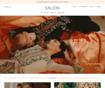 Saloniworld.com(SALONI) Screenshot