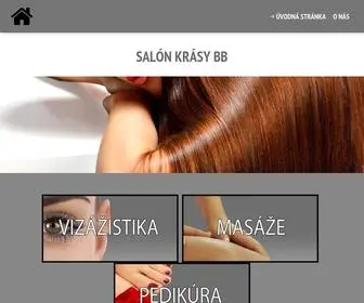 Salonkrasybb.sk(Salón) Screenshot